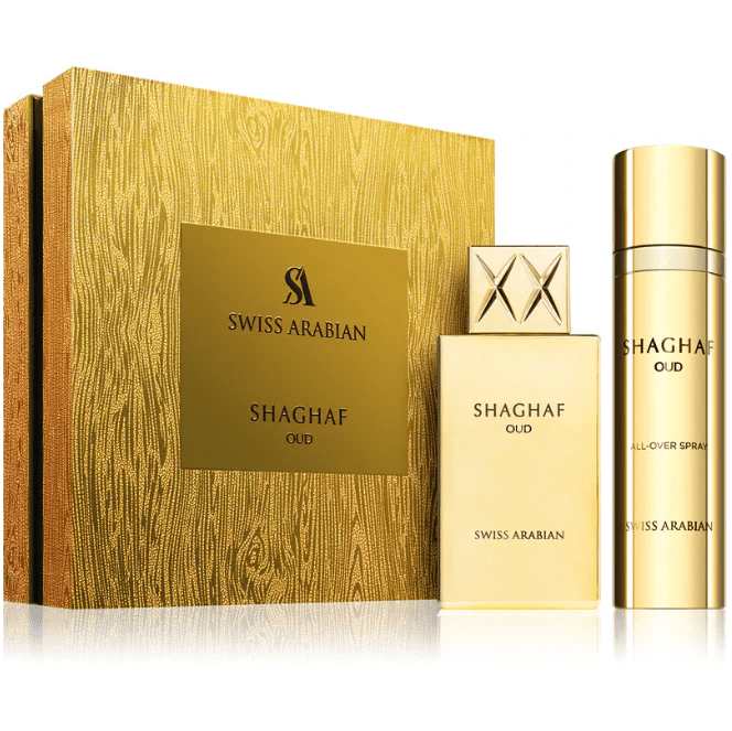 SWISS ARABIAN SHAGHAF OUD SET - 75 ml / 75 ml spray - OASIS
